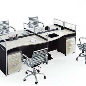 2P-workstation-3(4 ที่นั่ง)size 300*120*110 cm